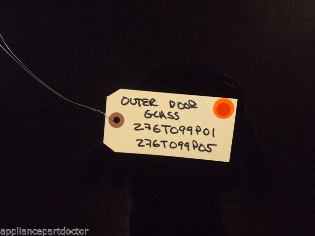 FRIGIDAIRE/TAPPAN STOVE 276T099P01 276T099P05 OUTER DOOR GLASS used FRIGIDAIRE/TAPPAN STOVE 276T099P01 276T099P05 OUTER DOOR GLASS used